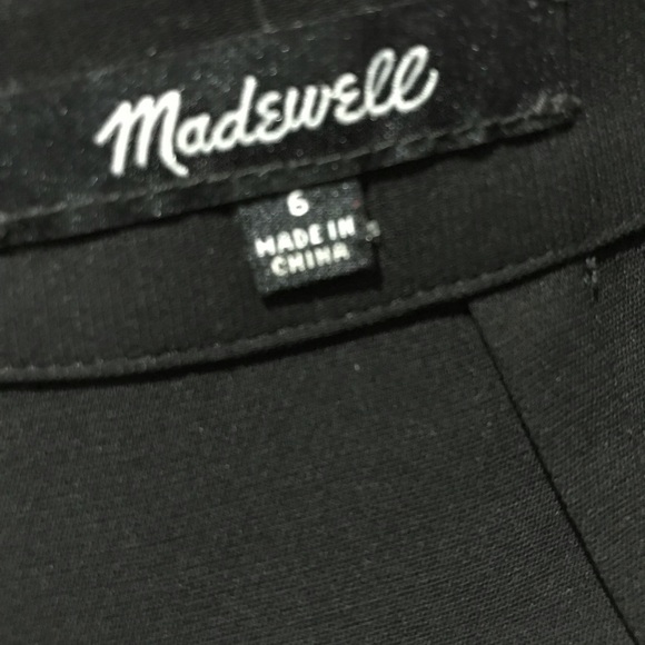 Madewell lace up skirt, black, size 6 🖤 - Picture 5 of 5